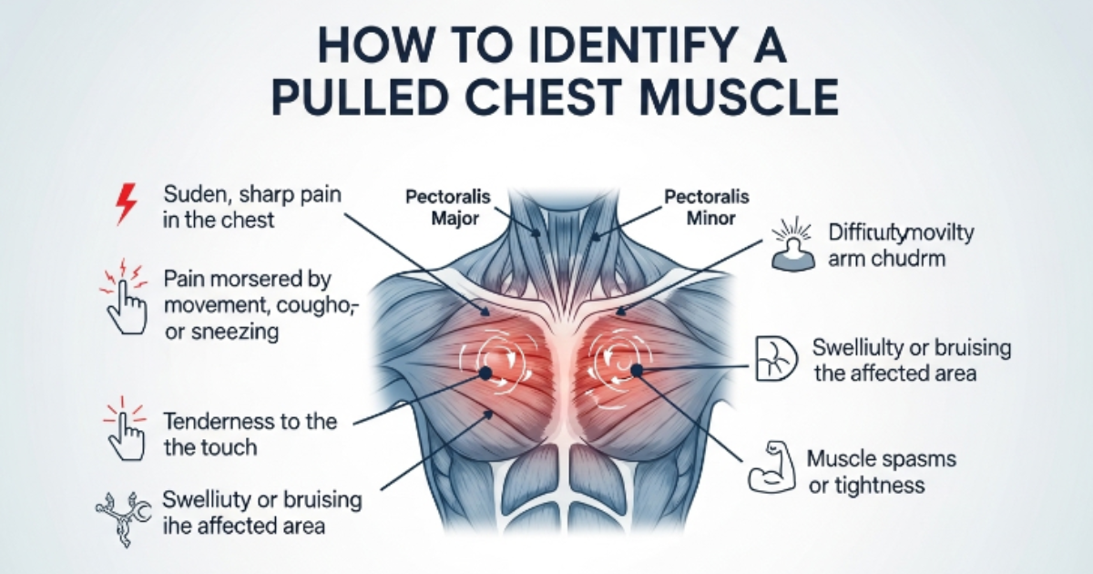 How to Identify a Pulled Chest Muscle