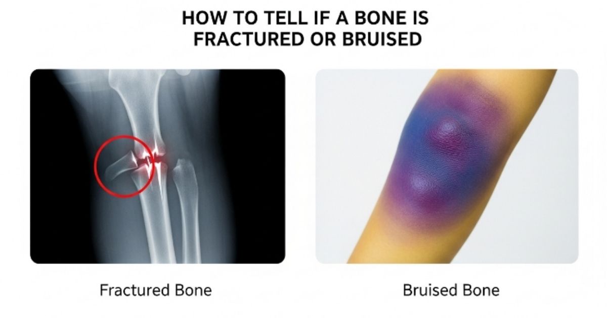 How to Tell If a Bone Is Fractured or Bruised