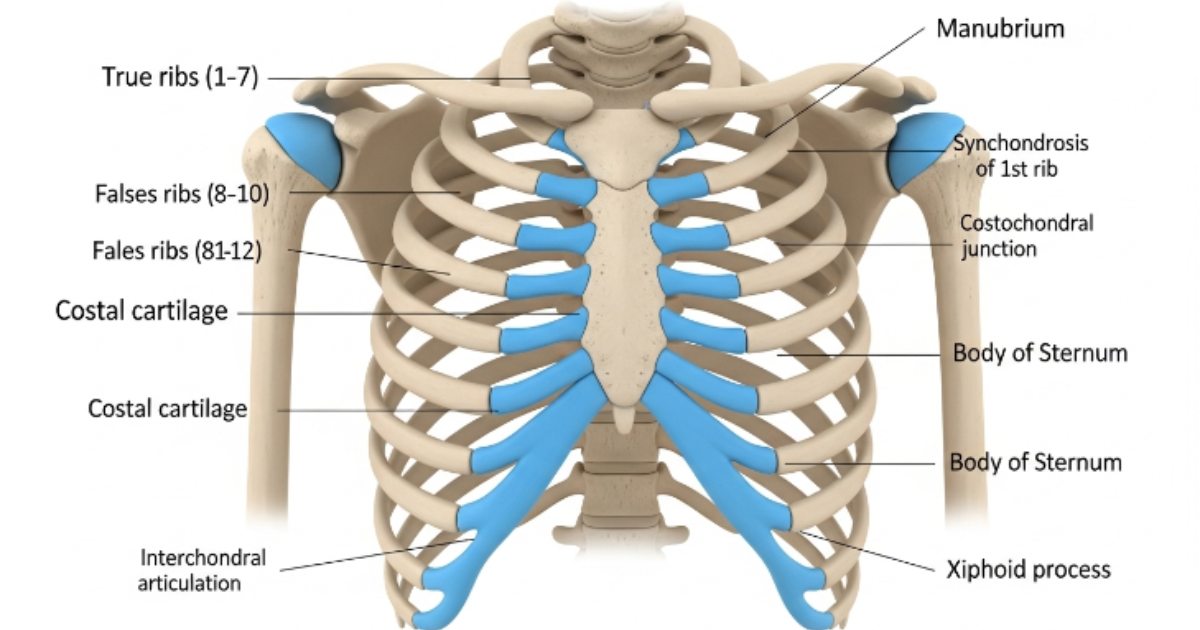 Understanding the anatomy of costal cartilage