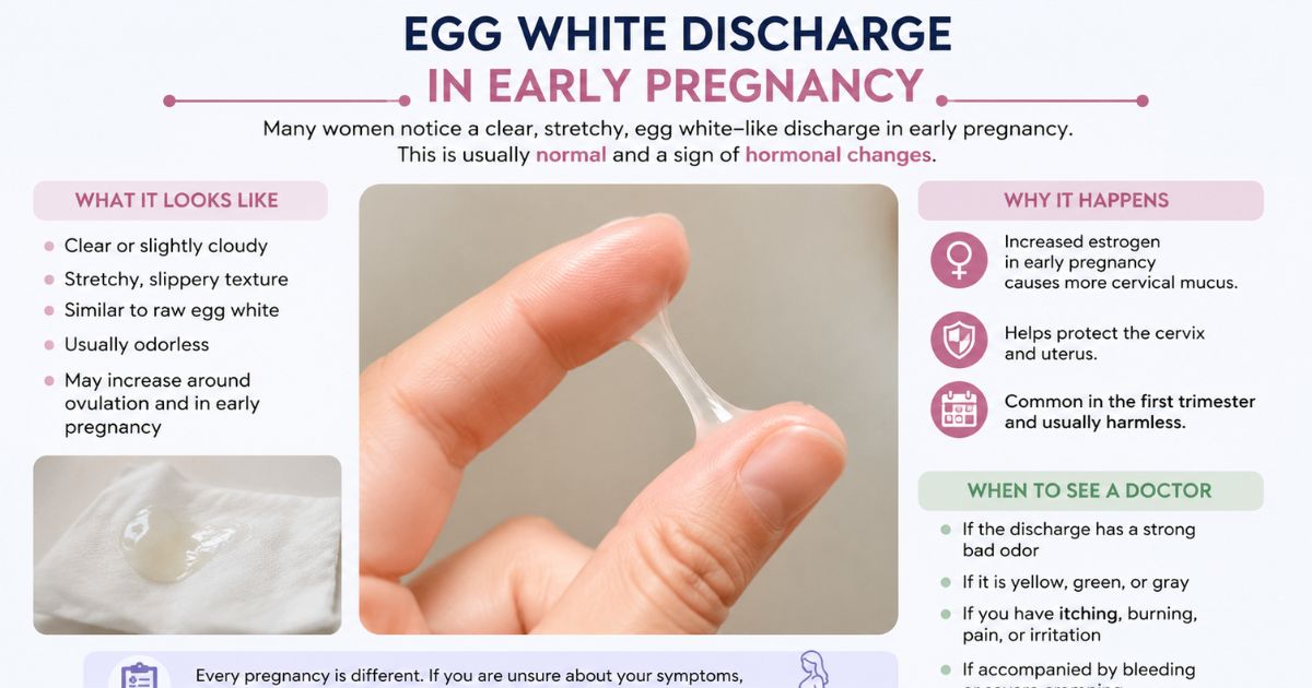 egg white discharge in early pregnancy