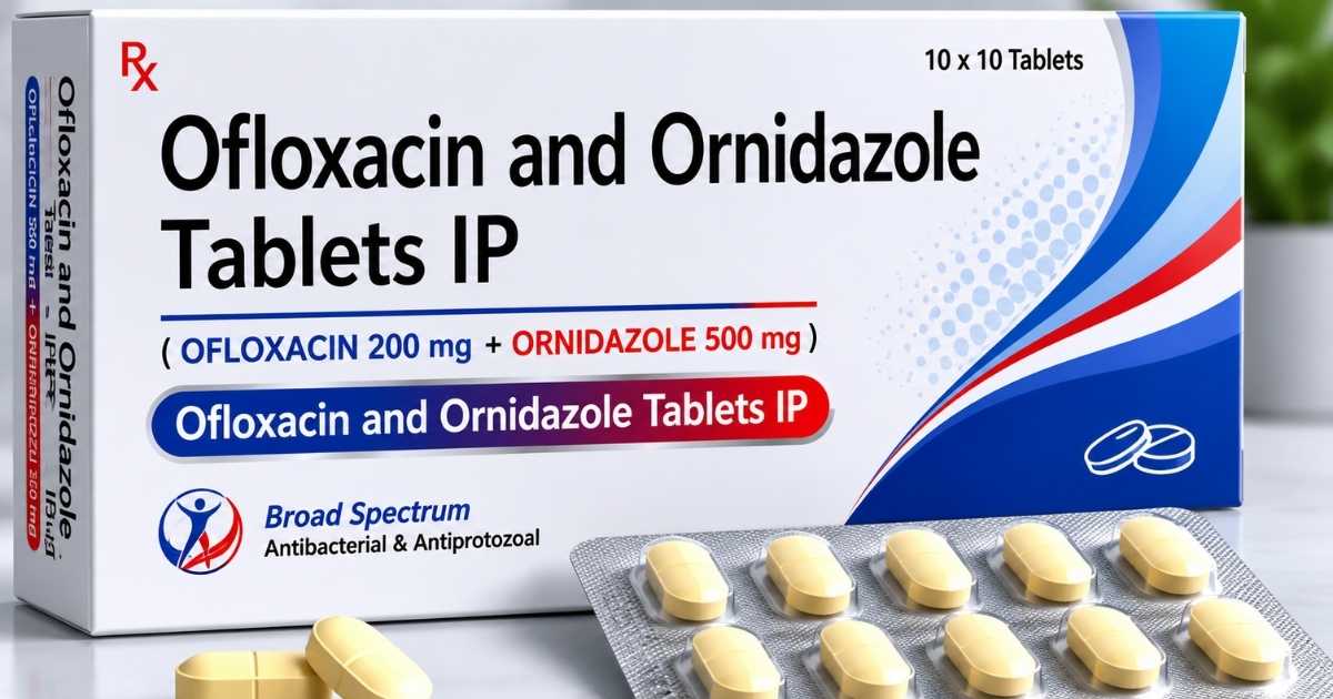 ofloxacin and ornidazole tablets ip