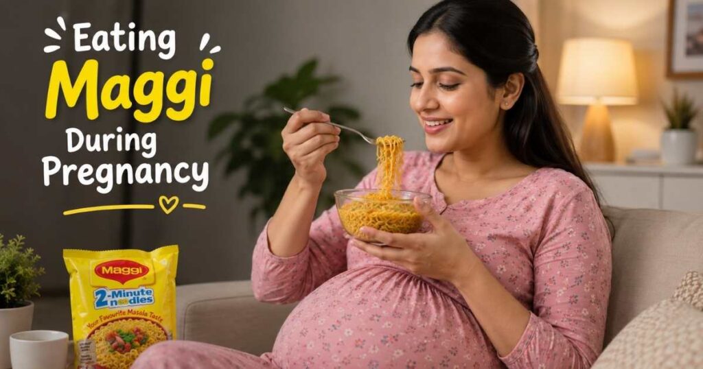 Eating Maggi During